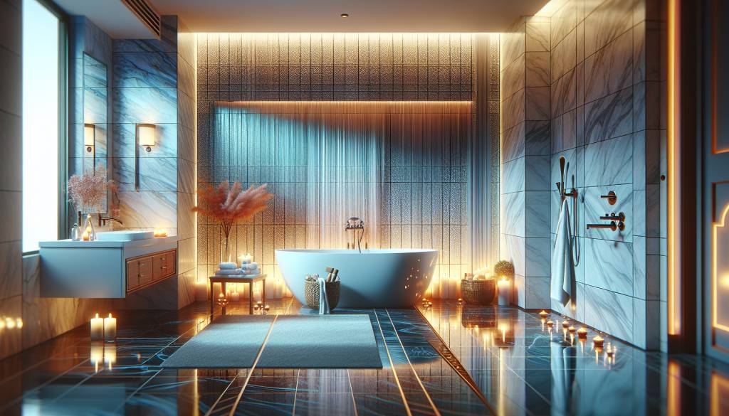 comment choisir le carrelage idéal pour une salle de bain spa