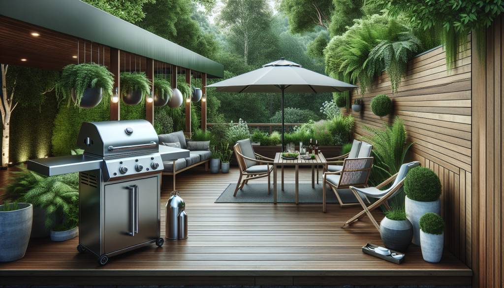 comment maximiser l'espace avec un barbecue terrasse